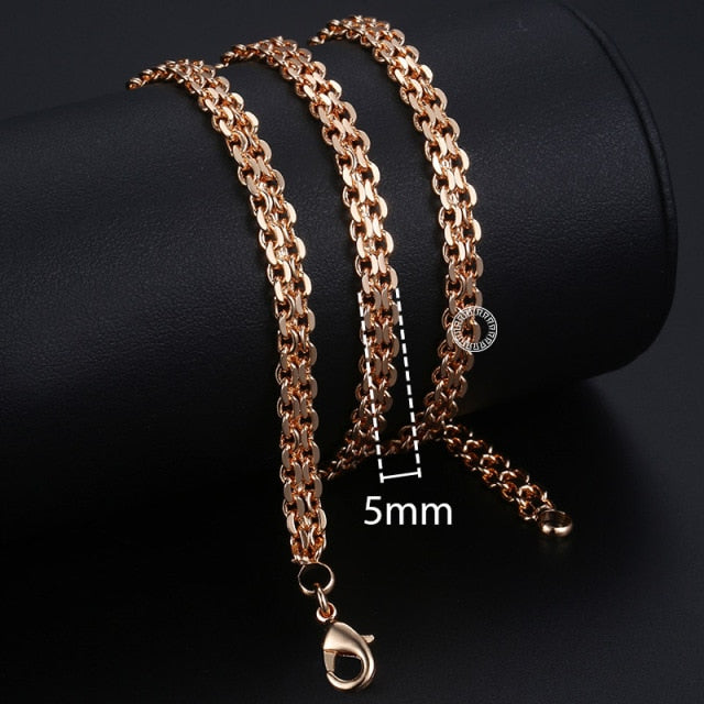 Women's Vintage Rose Gold Necklace