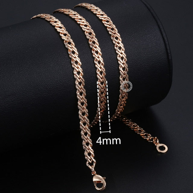 Women's Vintage Rose Gold Necklace