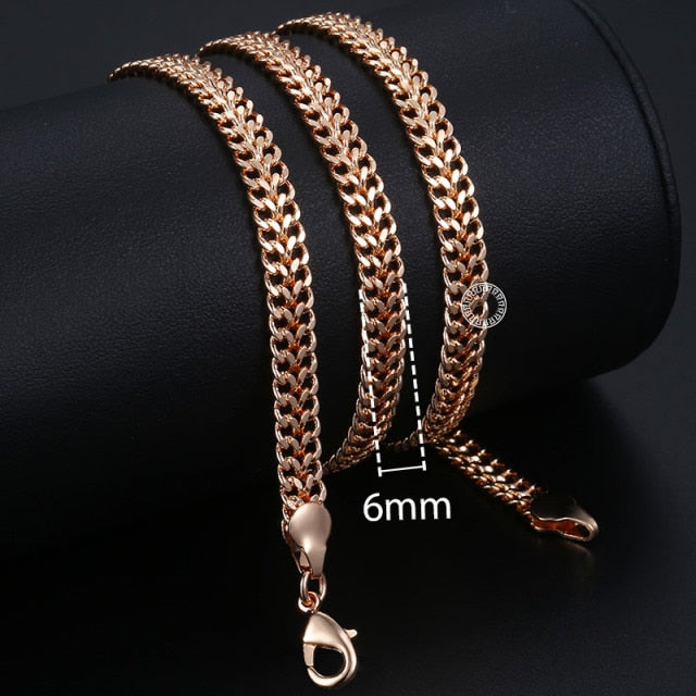 Women's Vintage Rose Gold Necklace