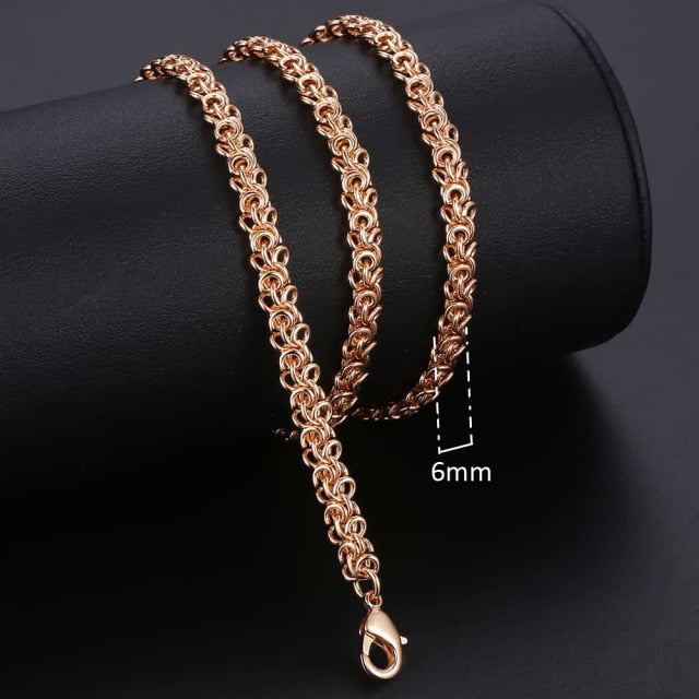 Women's Vintage Rose Gold Necklace