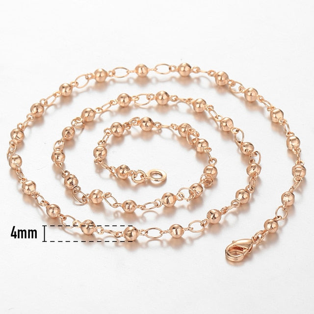 Women's Vintage Rose Gold Necklace