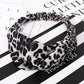 Fashion Floral Women’s Headband Hair Accessories Leopard Cross Knotted Bow Chiffon Hair Band Boho Headdress Ladies Hoop Headwear