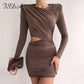 Women's Long Sleeve Bodycon Dress