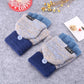 Winter Warm Thickening Wool Gloves Knitted Flip Fingerless Exposed Finger Thick Gloves Without Fingers Mittens Glove Women