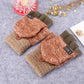 Winter Warm Thickening Wool Gloves Knitted Flip Fingerless Exposed Finger Thick Gloves Without Fingers Mittens Glove Women