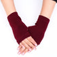 Winter Warm Thickening Wool Gloves Knitted Flip Fingerless Exposed Finger Thick Gloves Without Fingers Mittens Glove Women