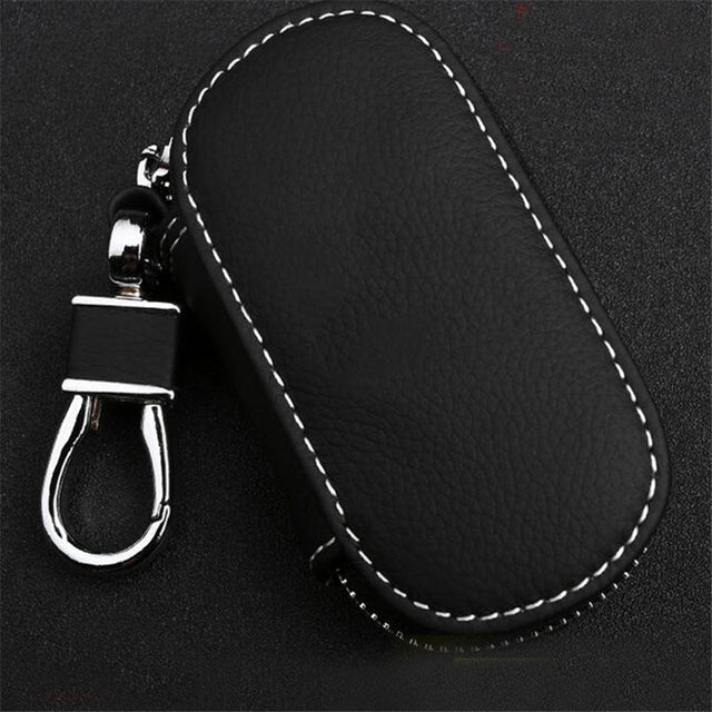 Unisex Leather Car Key Pouch