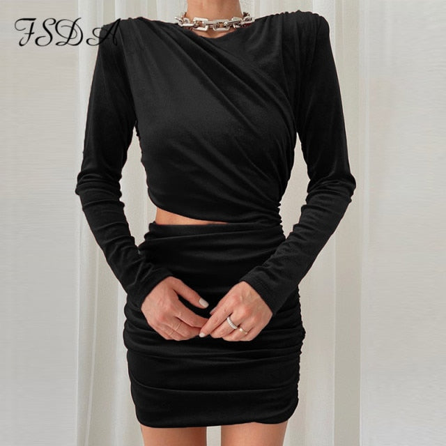 Women's Long Sleeve Bodycon Dress