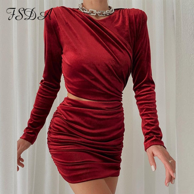 Women's Long Sleeve Bodycon Dress