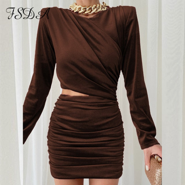 Women's Long Sleeve Bodycon Dress