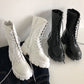 Women’s Winter Fashion Lace-up Zipper Boots