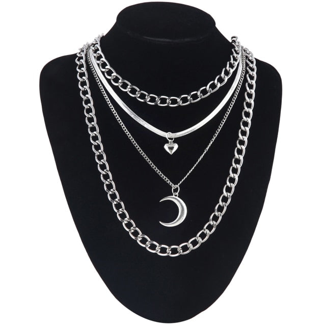 Women's Layered Chain Necklace