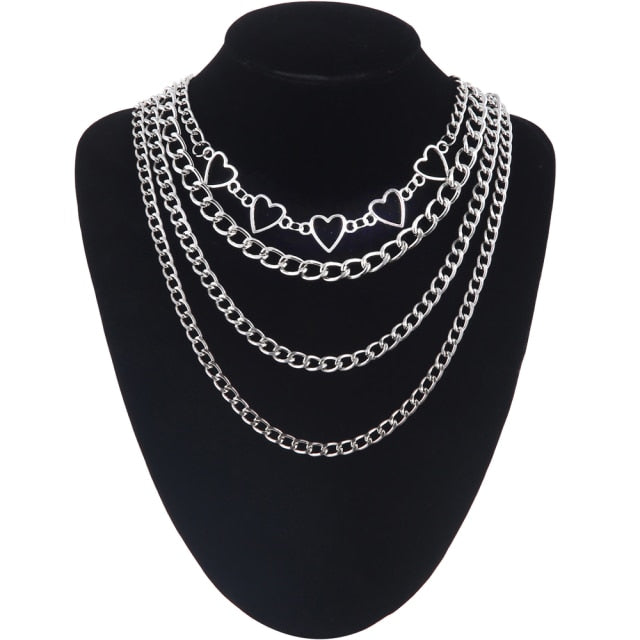 Women's Layered Chain Necklace