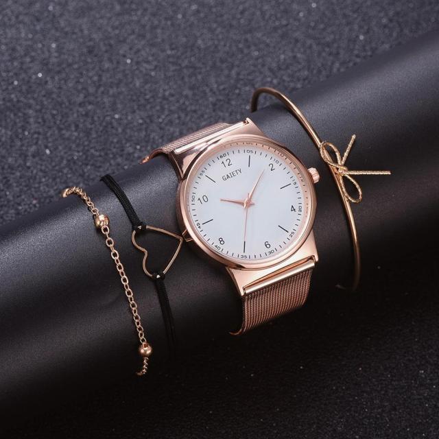 Rose Gold Quartz Watch