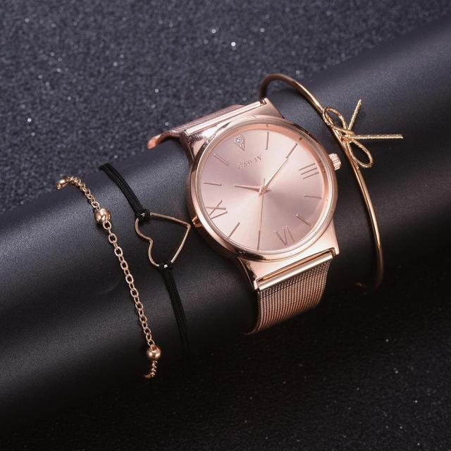 Rose Gold Quartz Watch