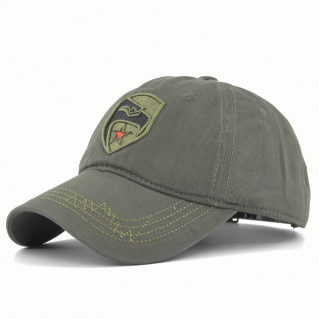 Men's Army Camouflage Brazil Flag Cap