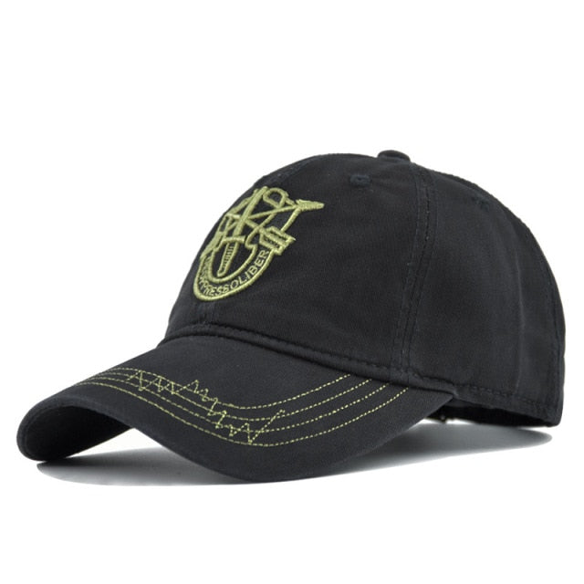 Men's Army Camouflage Brazil Flag Cap