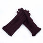 Women Winter Plus Velvet Thicken Warm Touch Screen Gloves Elegant Pearl Suede Windproof Full Finger Cycling Driving Gloves K43