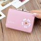 Fashion Brand Cute Clutch Bags for Women Popular Printing Letter Short Wallet Casual Daily Shopper Coin Purse Female B241.