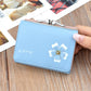 Fashion Brand Cute Clutch Bags for Women Popular Printing Letter Short Wallet Casual Daily Shopper Coin Purse Female B241.