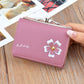 Fashion Brand Cute Clutch Bags for Women Popular Printing Letter Short Wallet Casual Daily Shopper Coin Purse Female B241.