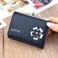 Fashion Brand Cute Clutch Bags for Women Popular Printing Letter Short Wallet Casual Daily Shopper Coin Purse Female B241.