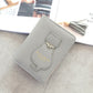 Summer Cute Cat Pattern Short Two Fold Wallet Girl Sweet Popular Tassel Hasp Women Purse Portable Daily Shopper Coin Bag B182.