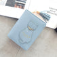 Summer Cute Cat Pattern Short Two Fold Wallet Girl Sweet Popular Tassel Hasp Women Purse Portable Daily Shopper Coin Bag B182.