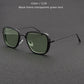 Unisex Designer Vintage Square Metal Frame Sunglasses