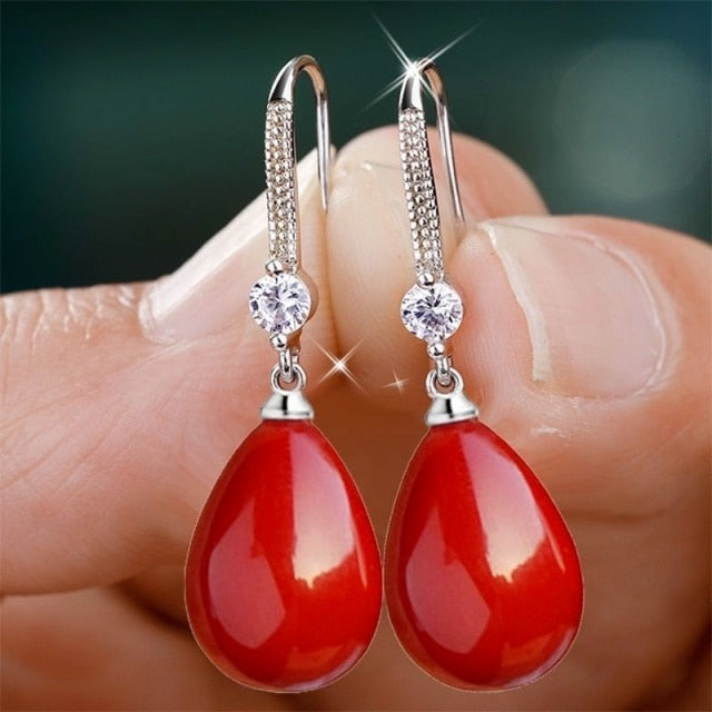 Women's  Water Imitation Pearl Drop Earrings