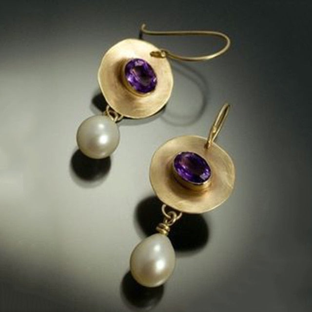 Women's  Water Imitation Pearl Drop Earrings