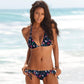 Floral Print Two Piece Bikini Swimwear Set