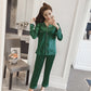 Women’s Two Piece Silk Pajamas