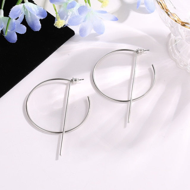 Women's Twist Metal Interweave Earrings