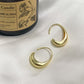 Women's Twist Metal Interweave Earrings