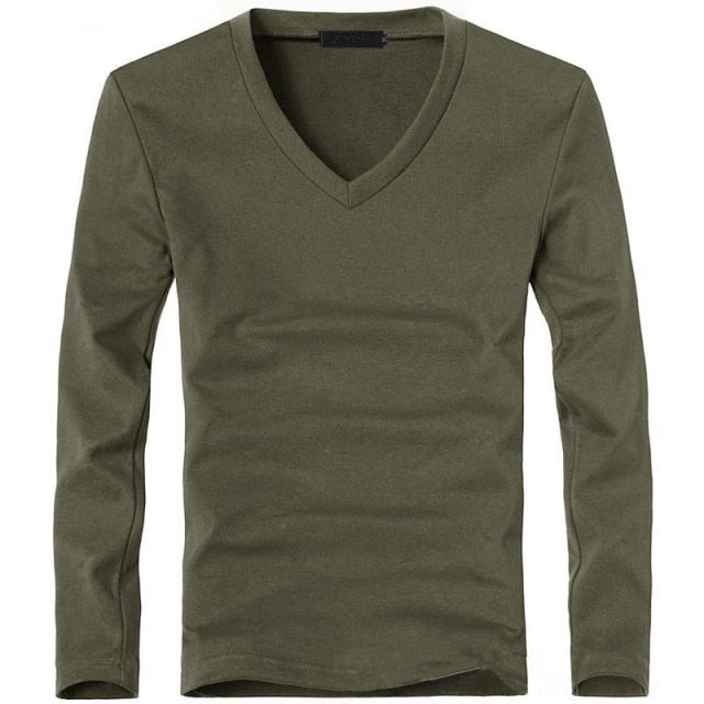 Men's Elastic  Long Sleeve Shirts