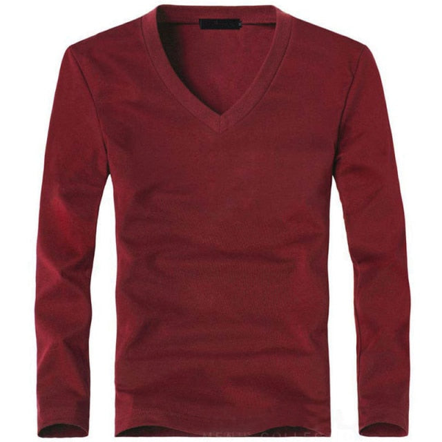 Men's Elastic  Long Sleeve Shirts