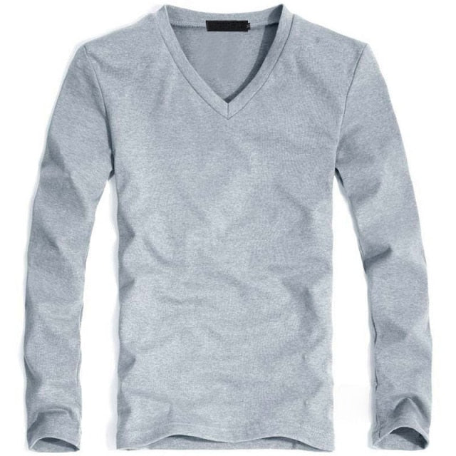 Men's Elastic  Long Sleeve Shirts