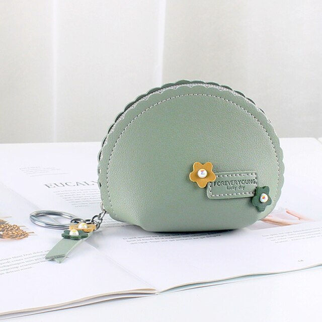 Fashion Brand Cute Pattern Coin Bags for Women Simple Popular Floral Design Mini Wallet Female Casual Daily Shopper Purse B556.