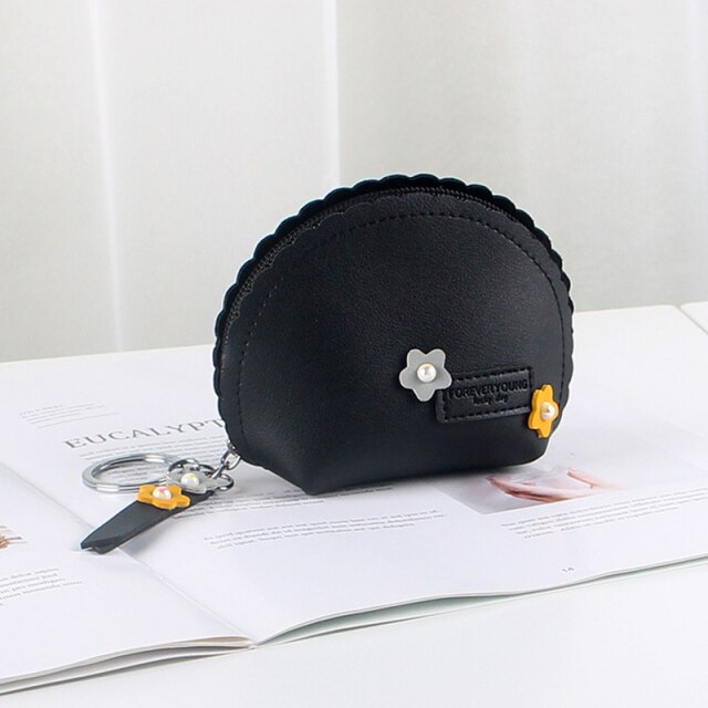 Fashion Brand Cute Pattern Coin Bags for Women Simple Popular Floral Design Mini Wallet Female Casual Daily Shopper Purse B556.