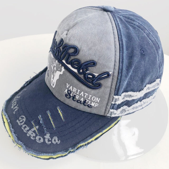 Men's Retro Embroidery Baseball Cap