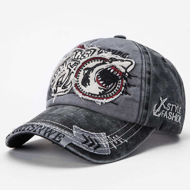 Men's Retro Embroidery Baseball Cap