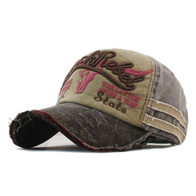 Men's Retro Embroidery Baseball Cap