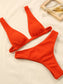 Women's Push Up  V-Neck Bikini