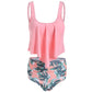 Women's Two Piece Tankini Beachwear