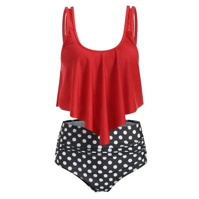 Women's Two Piece Tankini Beachwear