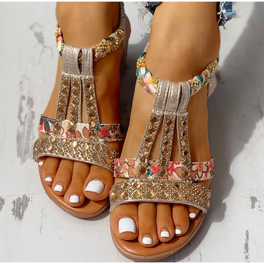 Women's Crystal Gladiator Sandals