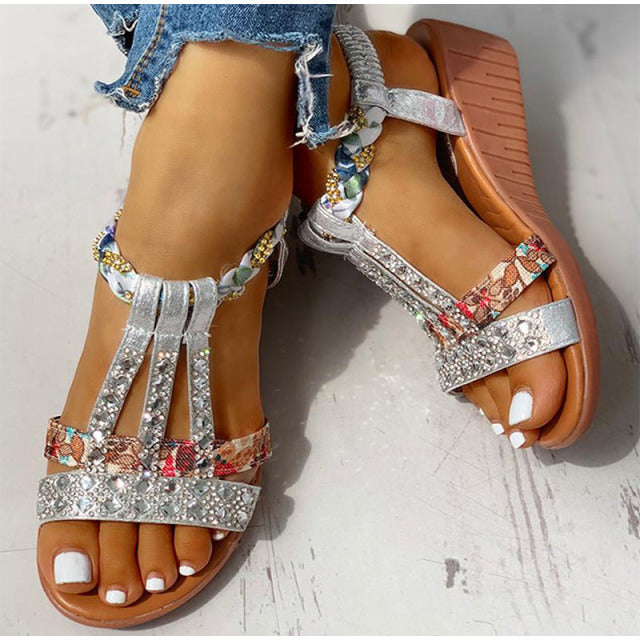 Women's Crystal Gladiator Sandals