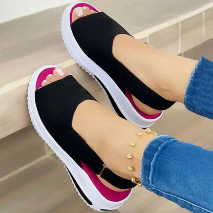 Women's Peep Top Summer Shoes