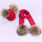 Women’s and girls Pompon Hats and Scarves Sets